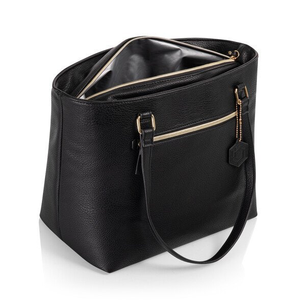 Uptown Vegan Pebble Leatherette Cooler Tote
