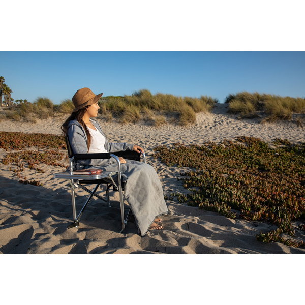 All Purpose Machine Washable Polyester Stadium Blanket, 70" x 58"