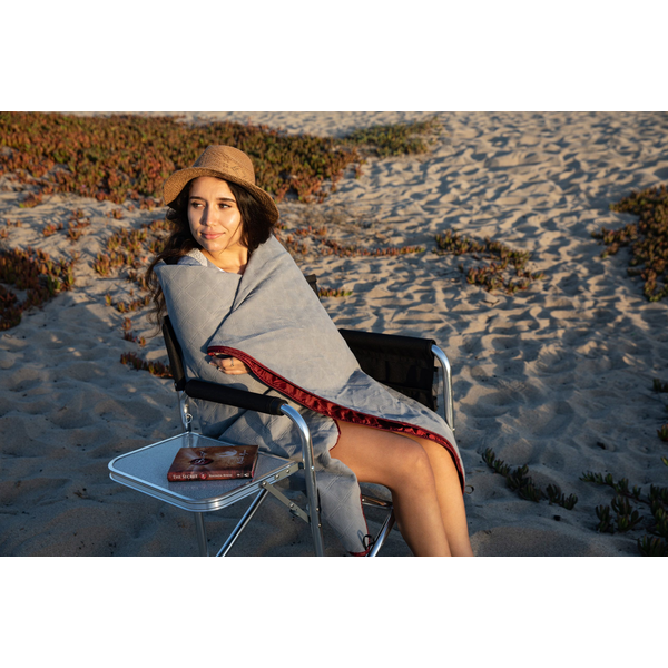 All Purpose Machine Washable Polyester Stadium Blanket, 70" x 58"