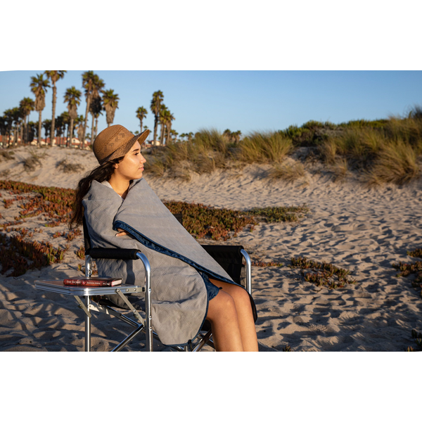 All Purpose Machine Washable Polyester Stadium Blanket, 70" x 58"