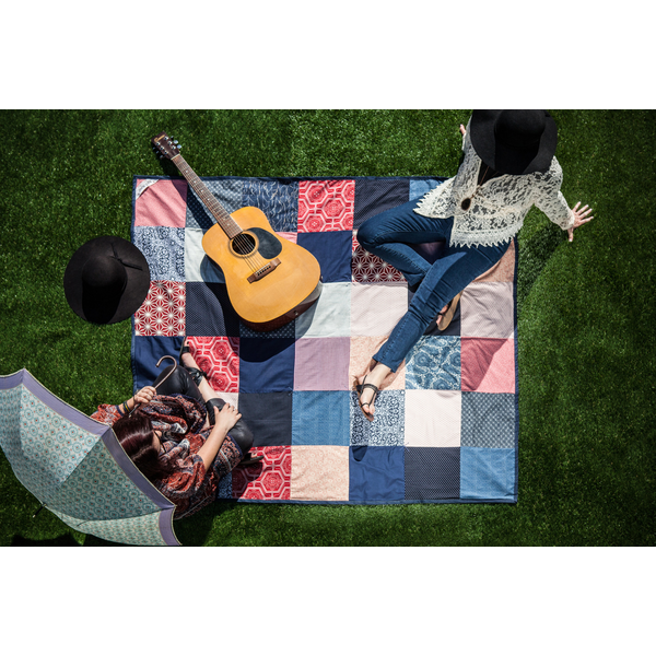 Festival Multi-Color Pattern Blanket, 57" x 67"