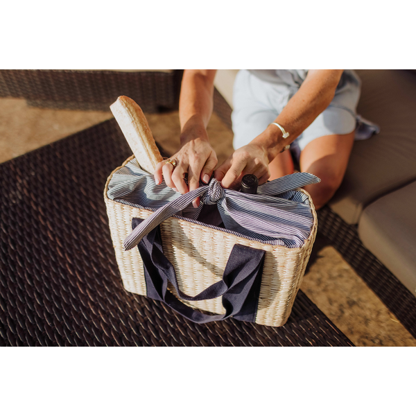 Parisian Insulated Woven Picnic Basket
