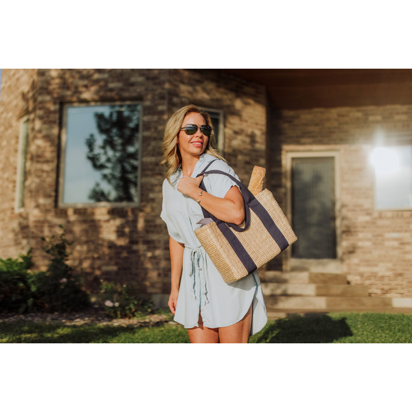 Parisian Insulated Woven Picnic Basket
