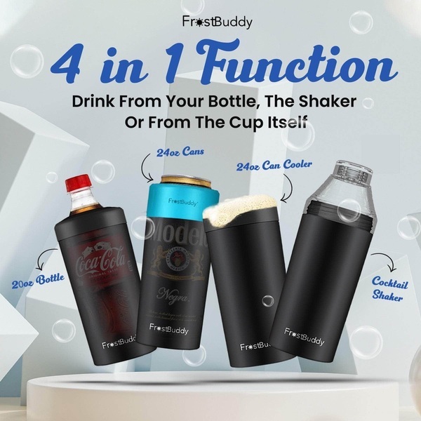 Frost Buddy® Big Buddy Bottle Cooler & Cocktail Shaker