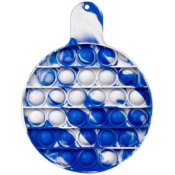 Round Fiddle Popper Silicone Sensory Toy