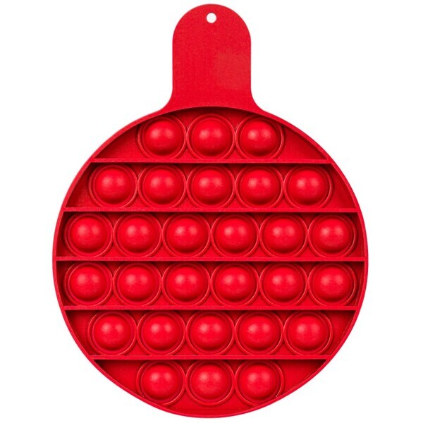 Round Fiddle Popper Silicone Sensory Toy