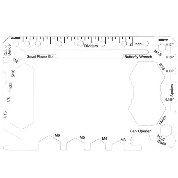 Callisto Multifunction Survival Card Tool