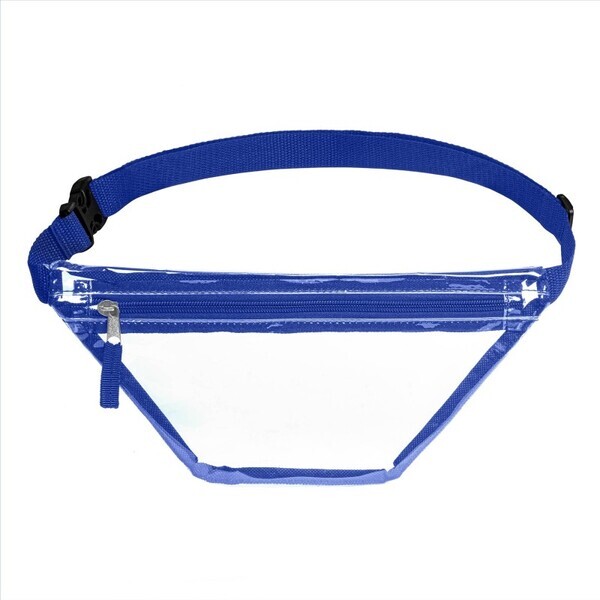 Clear Single Pocket PVC Fanny Pack