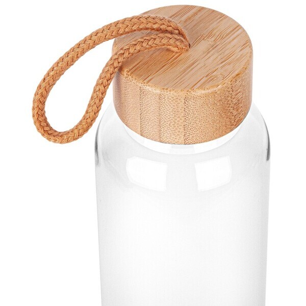 Vidro Glass Bottle w/ Bamboo Lid, 18oz.