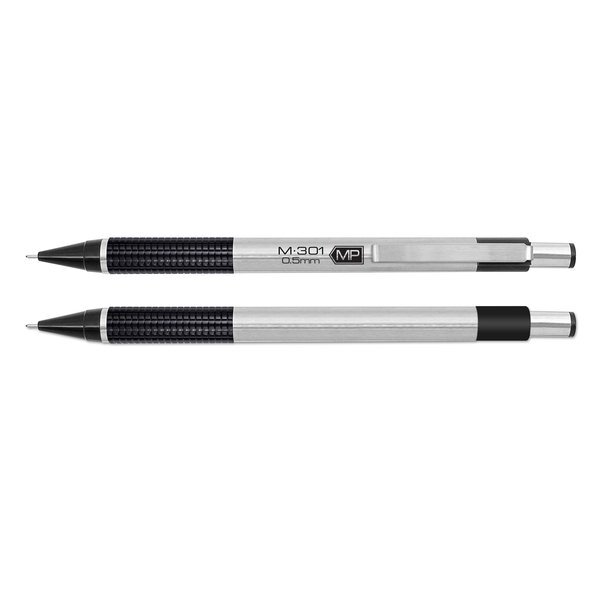 Zebra® Stainless Steel Mechanical Pencil w/ Textured Grip