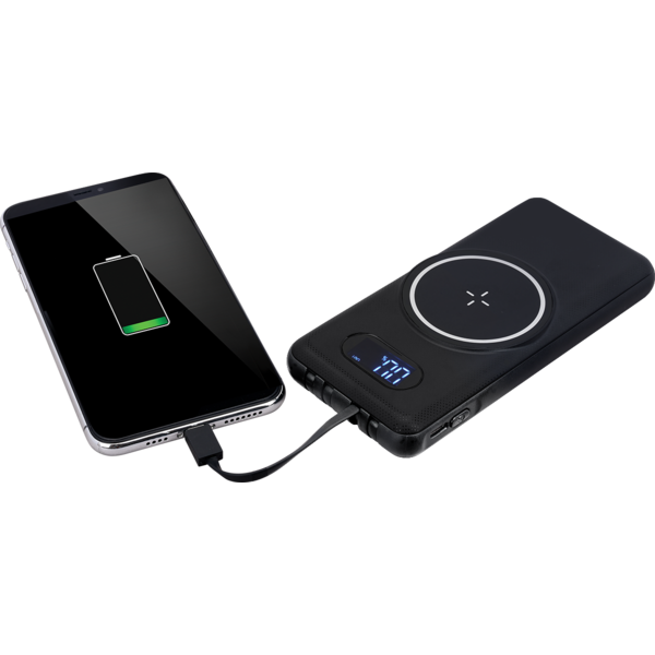 Magnetic Wireless Charger & Power Bank, 10000mAh