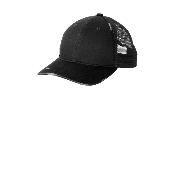 Port Authority® Distressed Mesh Back Cap