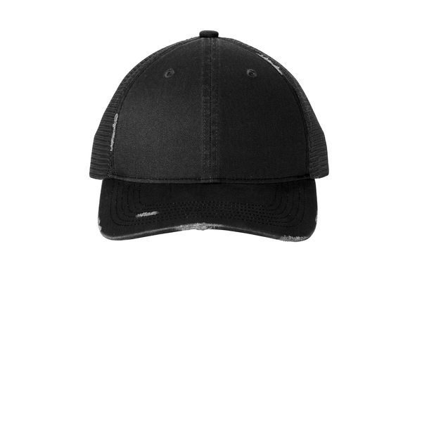 Port Authority® Distressed Mesh Back Cap