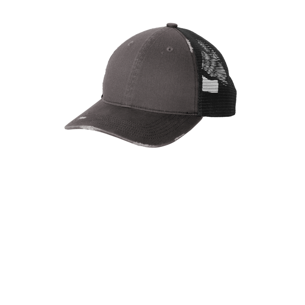 Port Authority® Distressed Mesh Back Cap