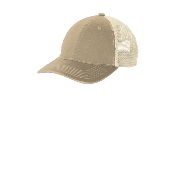 Port Authority® Distressed Mesh Back Cap