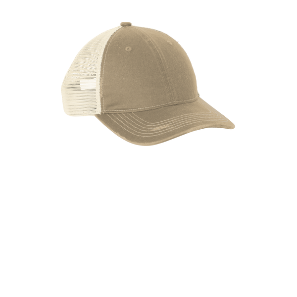 Port Authority® Distressed Mesh Back Cap