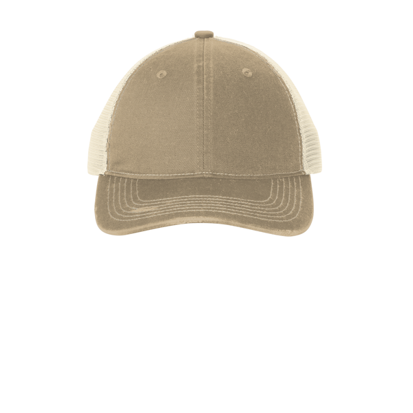 Port Authority® Distressed Mesh Back Cap