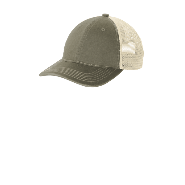 Port Authority® Distressed Mesh Back Cap