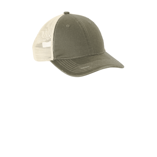 Port Authority® Distressed Mesh Back Cap