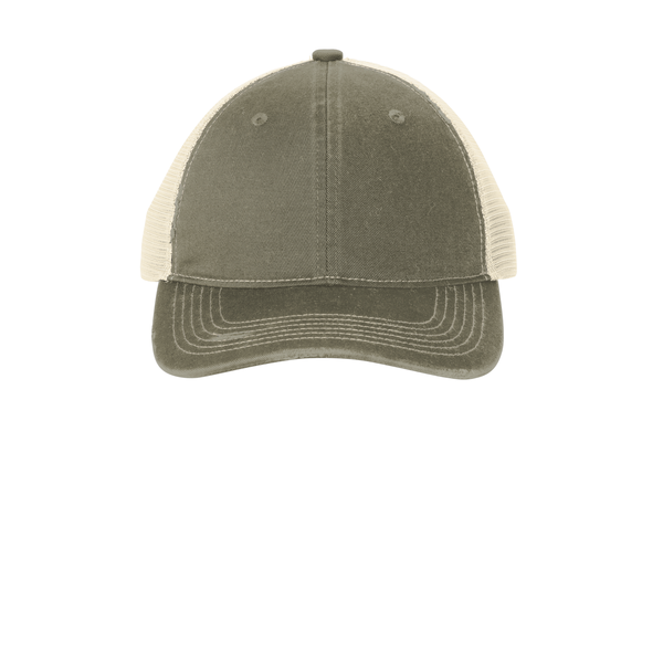 Port Authority® Distressed Mesh Back Cap