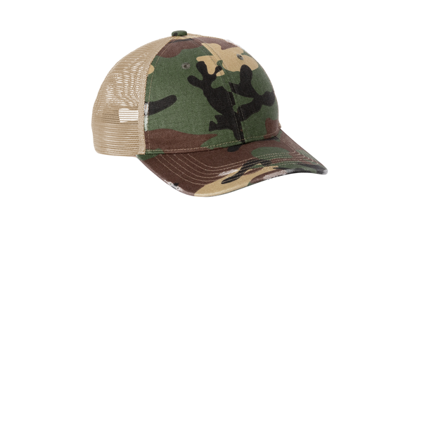 Port Authority® Distressed Mesh Back Cap
