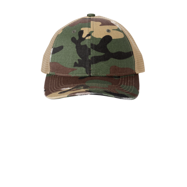 Port Authority® Distressed Mesh Back Cap