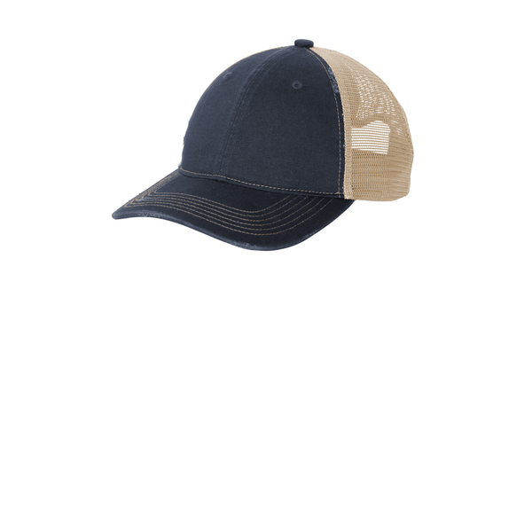 Port Authority® Distressed Mesh Back Cap