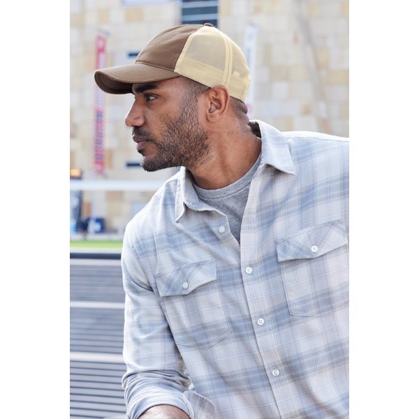 Port Authority® Distressed Mesh Back Cap