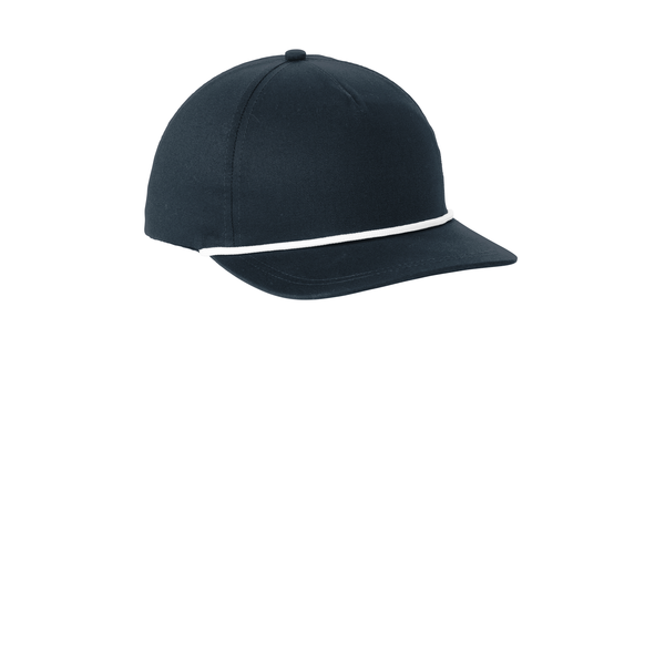 Port Authority® Snapback Five-Panel Rope Cap