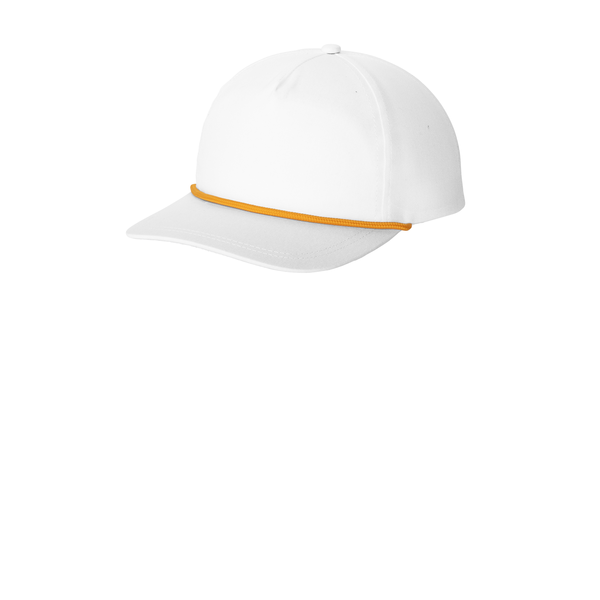 Port Authority® Snapback Five-Panel Rope Cap