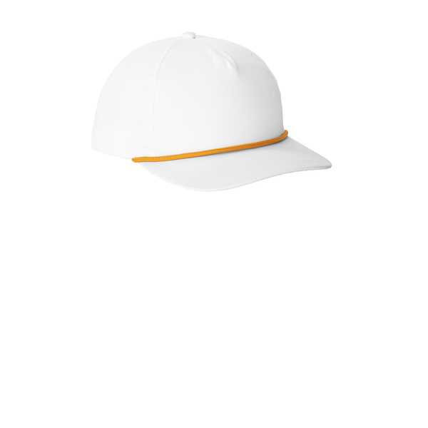 Port Authority® Snapback Five-Panel Rope Cap