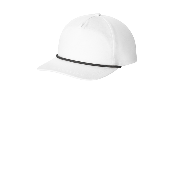 Port Authority® Snapback Five-Panel Rope Cap