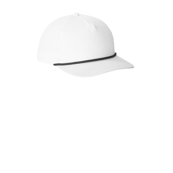 Port Authority® Snapback Five-Panel Rope Cap