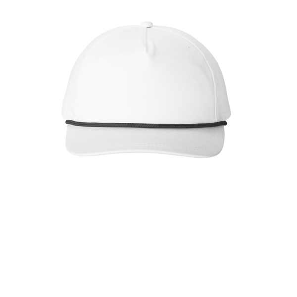 Port Authority® Snapback Five-Panel Rope Cap