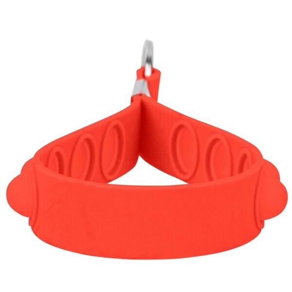 Silicone Fiddle Popper Key Chain