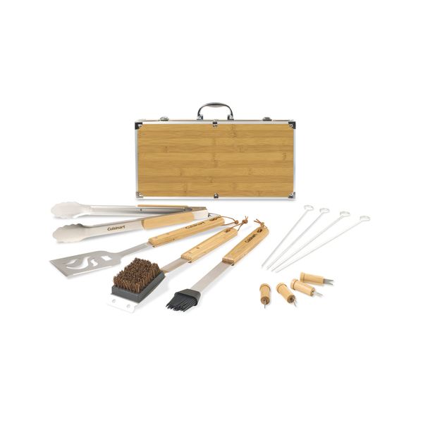 Cuisinart Outdoors® Bamboo 13-Piece Grill Tool Set