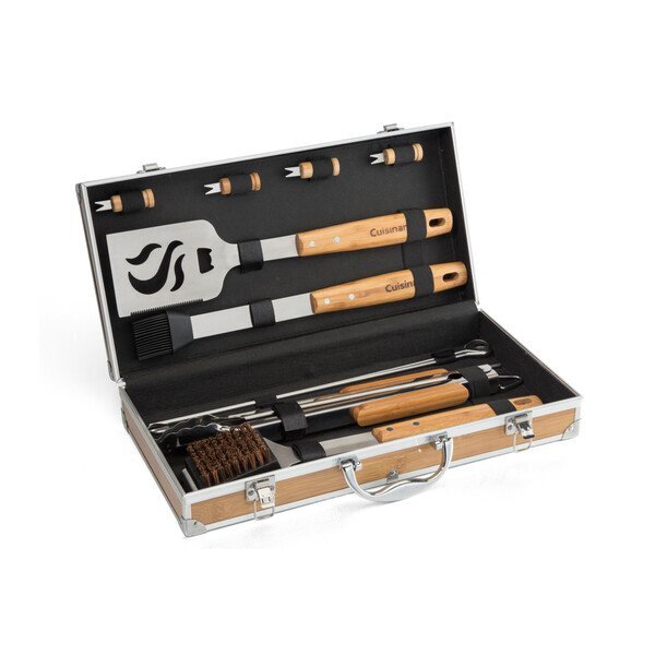 Cuisinart Outdoors® Bamboo 13-Piece Grill Tool Set
