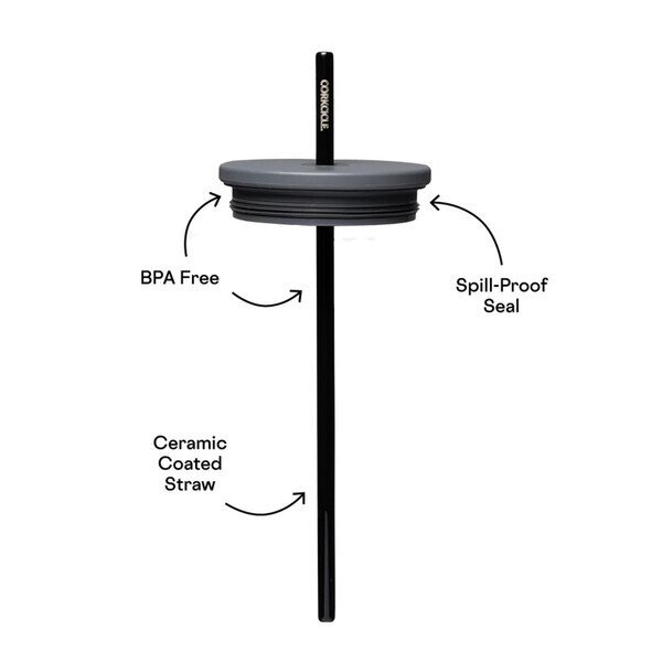 Corkcicle® Triple Insulated Cold Cup w/ Straw, 24oz.