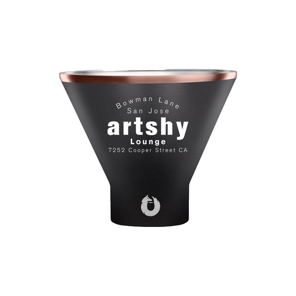 Snowfox® Vacuum Insulated Double Wall Martini Tumbler, 8oz.