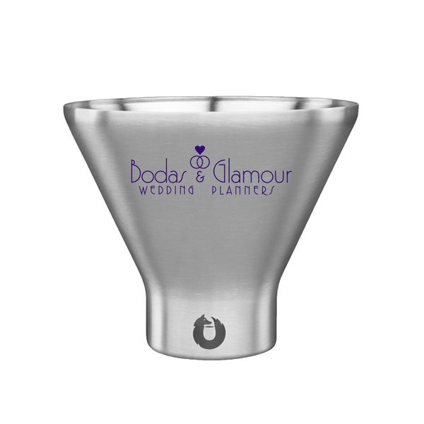Snowfox® Vacuum Insulated Double Wall Martini Tumbler, 8oz.