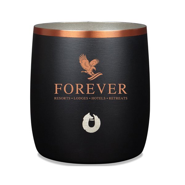 Snowfox® Double Wall Stainless Steel Rocks Tumbler, 11oz.