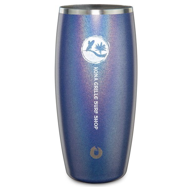 Snowfox® Vacuum Insulated Double Wall Shimmer Beer Tumbler, 18oz.