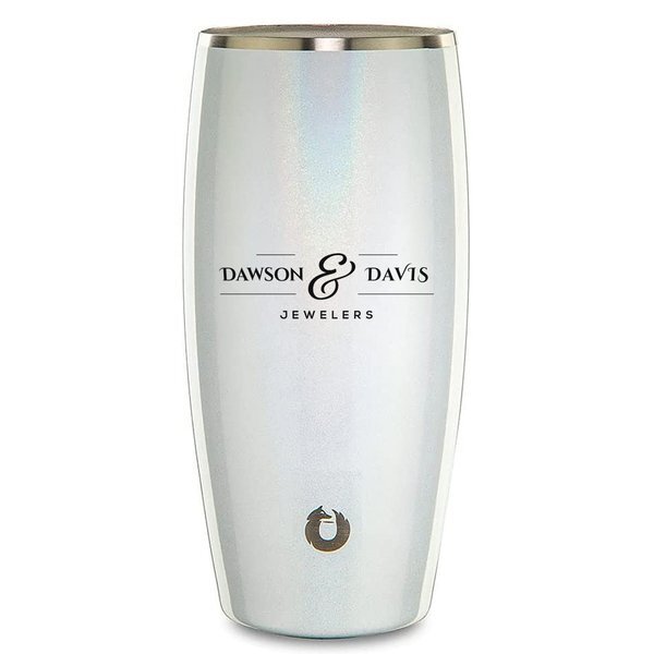 Snowfox® Vacuum Insulated Double Wall Shimmer Beer Tumbler, 18oz.