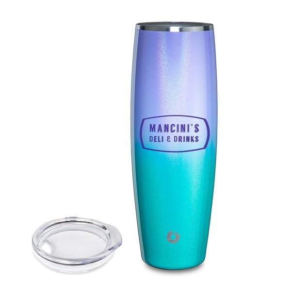 Snowfox® Vacuum Insulated Double Wall Beer Tumbler w/ Lid, 18oz.