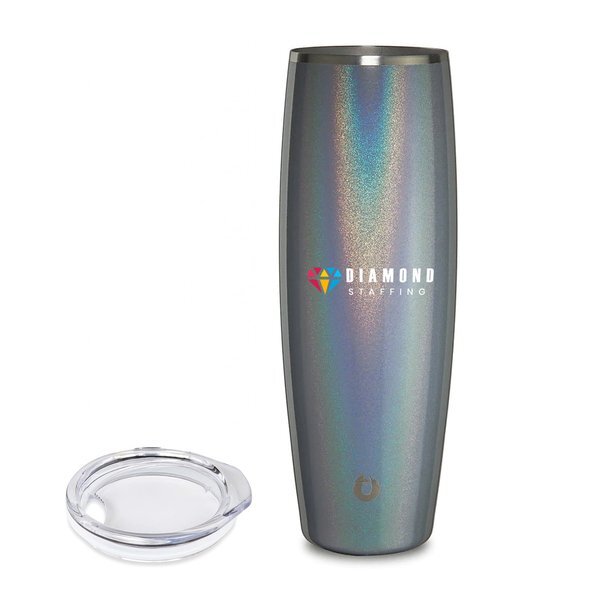 Snowfox® Vacuum Insulated Double Wall Beer Tumbler w/ Lid, 18oz.