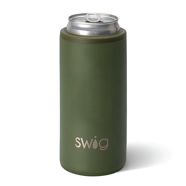 Swig Life™ Triple Insulated Skinny Matte Can Cooler, 12oz.