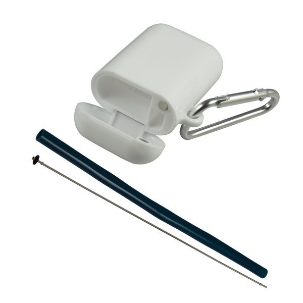 Traveler's Silicone Straw w/ Carabiner Case