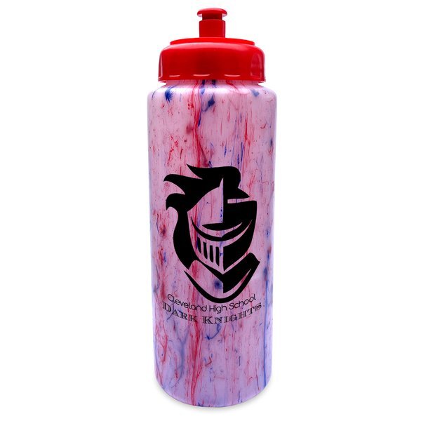 Confetti Sports Bottle w/ Push N Pull Cap, 32oz.