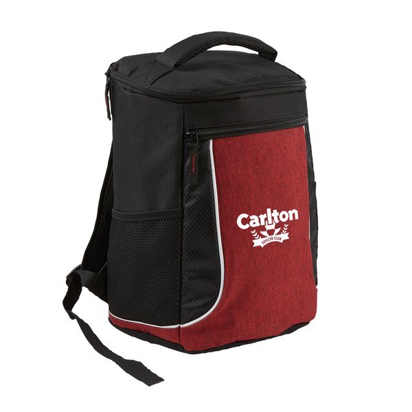 Glacier Snow Canvas Polyester 20 Can Cooler Backpack