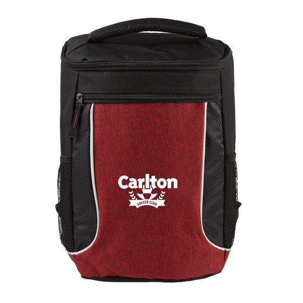 Glacier Snow Canvas Polyester 20 Can Cooler Backpack